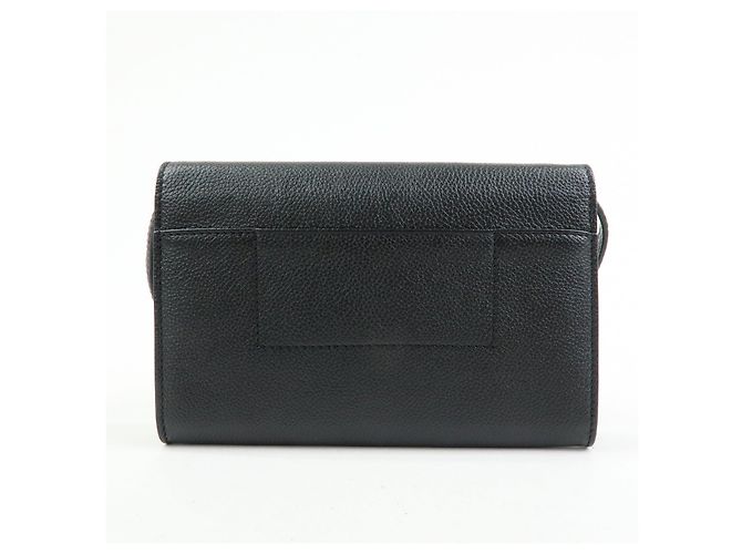 BALENCIAGA Borsa a tracolla in pelle Small Logo Borsa a spalla nera 674892 - vista 2