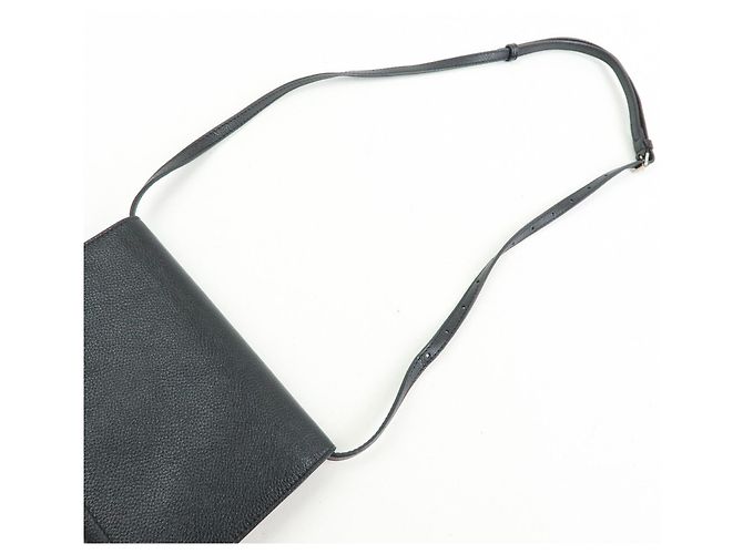 BALENCIAGA Borsa a tracolla in pelle Small Logo Borsa a spalla nera 674892 - vista 6