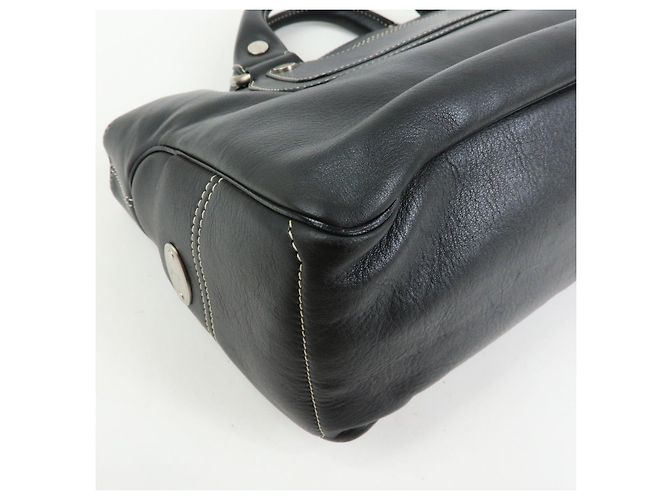 Céline Borsa a mano CELINE Boogie Bag in pelle nera - vista 11
