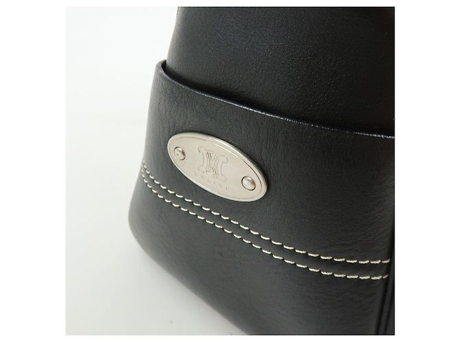 Céline Borsa a mano CELINE Boogie Bag in pelle nera - vista 16