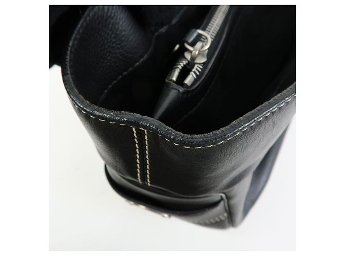 Céline Borsa a mano CELINE Boogie Bag in pelle nera - vista 17