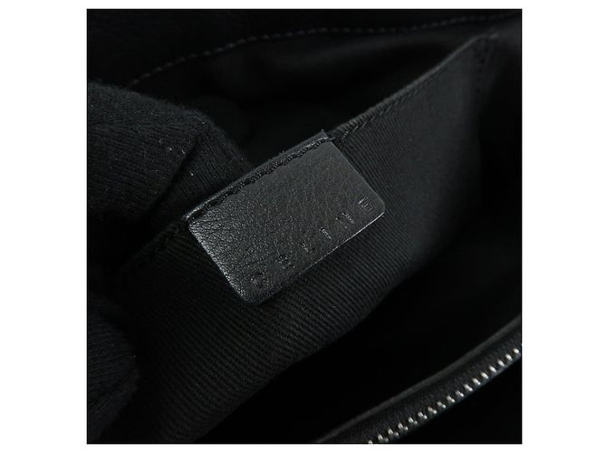 Céline Borsa a mano CELINE Boogie Bag in pelle nera - vista 23