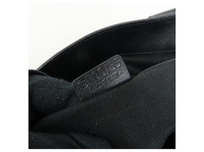 Céline Borsa a mano CELINE Boogie Bag in pelle nera - vista 24