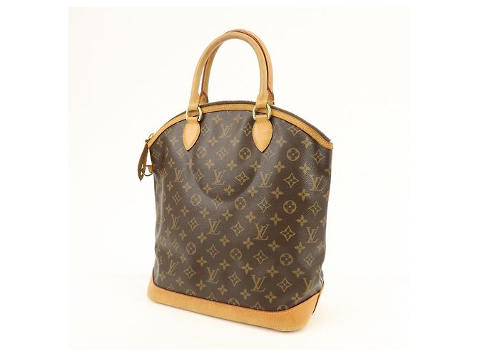 Louis Vuitton Monogram Lockit Vertical Hand Bag Brown M40103 - vista 3