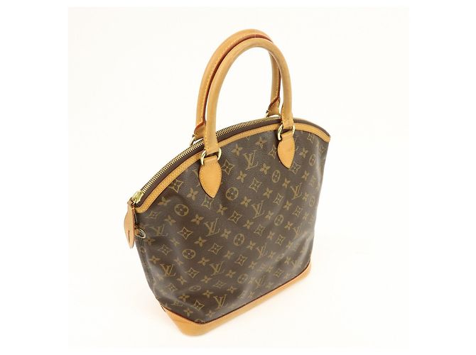 Louis Vuitton Monogram Lockit Vertical Hand Bag Brown M40103 - vista 4