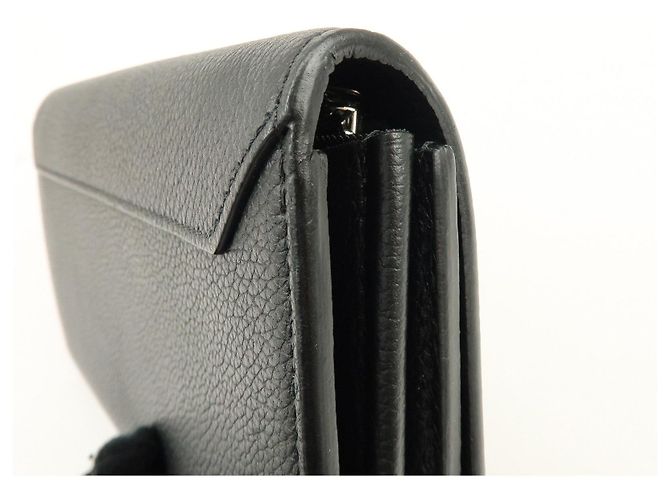 Louis Vuitton Portefeuille Lockme II Calf Skin Long Wallet Noir M62329 - vista 10