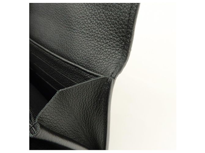 Louis Vuitton Portefeuille Lockme II Calf Skin Long Wallet Noir M62329 - vista 16