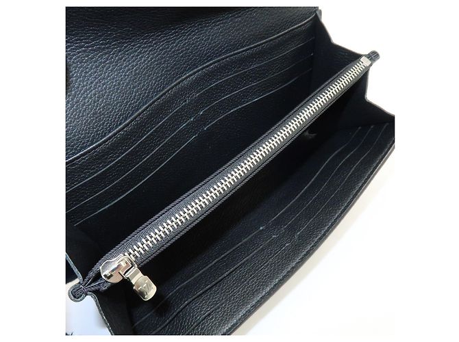 Louis Vuitton Portefeuille Lockme II Calf Skin Long Wallet Noir M62329 - vista 18