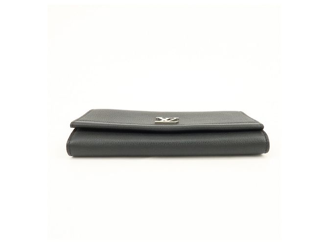 Louis Vuitton Portefeuille Lockme II Calf Skin Long Wallet Noir M62329 - vista 5