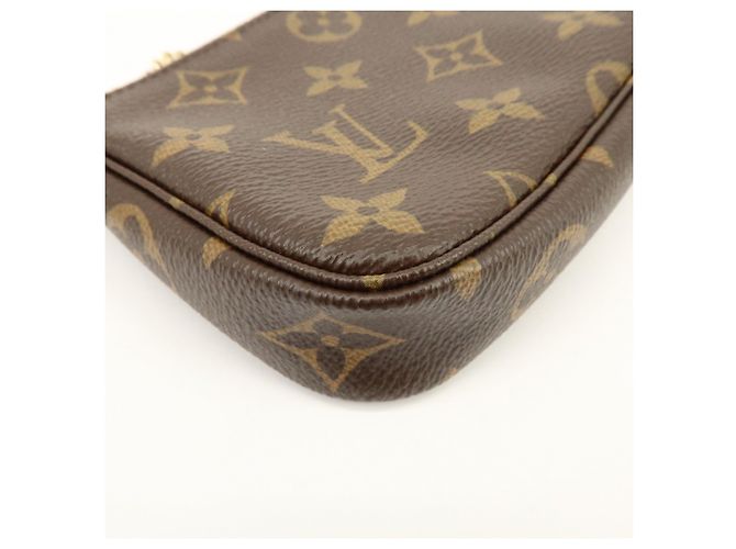 Louis Vuitton Monogram Mini Pochette Accessoires Hand Bag Bown M58009 - vista 10