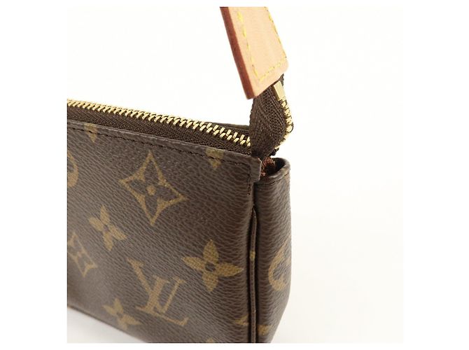 Louis Vuitton Monogram Mini Pochette Accessoires Hand Bag Bown M58009 - vista 15