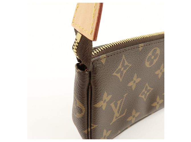 Louis Vuitton Monogram Mini Pochette Accessoires Hand Bag Bown M58009 - vista 16