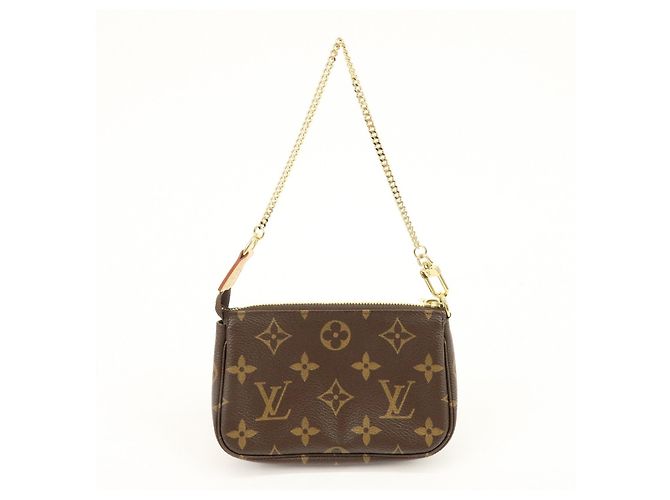 Louis Vuitton Monogram Mini Pochette Accessoires Hand Bag Bown M58009 - vista 2