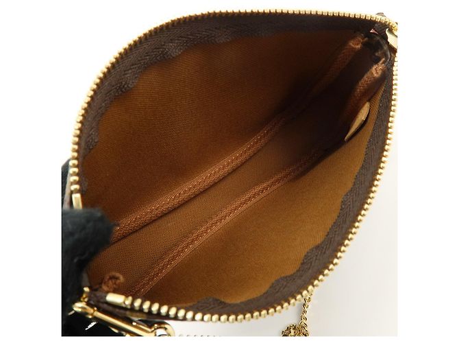 Louis Vuitton Monogram Mini Pochette Accessoires Hand Bag Bown M58009 - vista 20