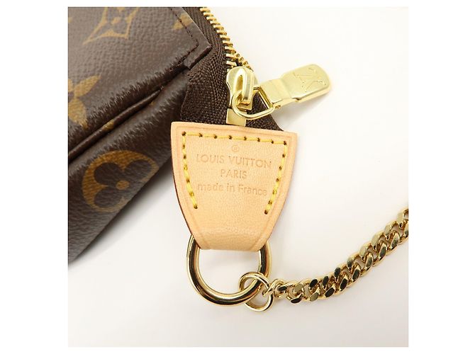 Louis Vuitton Monogram Mini Pochette Accessoires Hand Bag Bown M58009 - vista 21