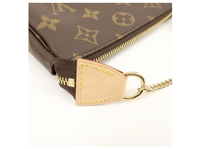 Louis Vuitton Monogram Mini Pochette Accessoires Hand Bag Bown M58009 - vista 9