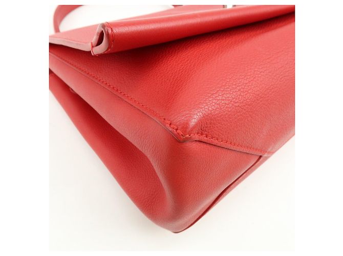 Louis Vuitton Lockme II Borsa a mano e a tracolla 2Way in pelle Rossa M50363 - vista 10