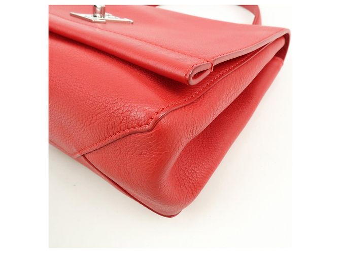 Louis Vuitton Lockme II Borsa a mano e a tracolla 2Way in pelle Rossa M50363 - vista 11