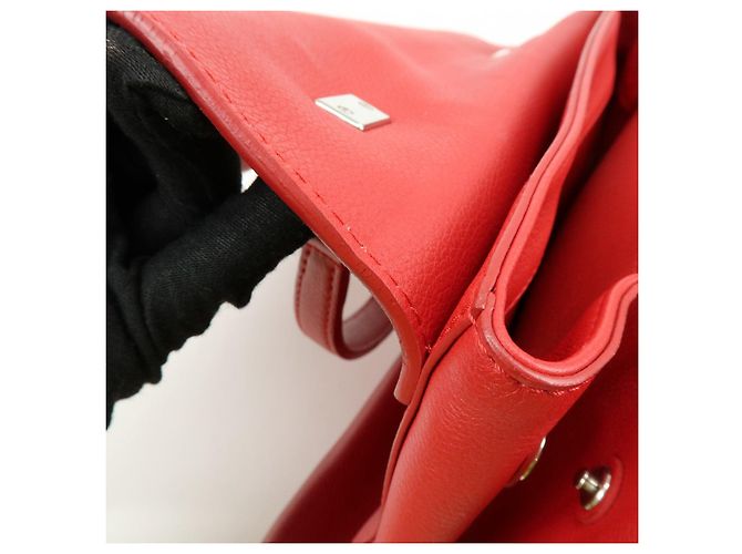 Louis Vuitton Lockme II Borsa a mano e a tracolla 2Way in pelle Rossa M50363 - vista 18