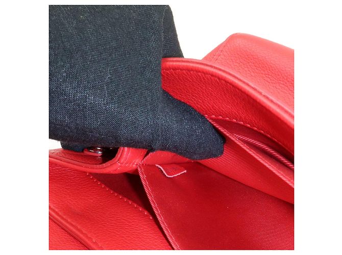 Louis Vuitton Lockme II Borsa a mano e a tracolla 2Way in pelle Rossa M50363 - vista 23