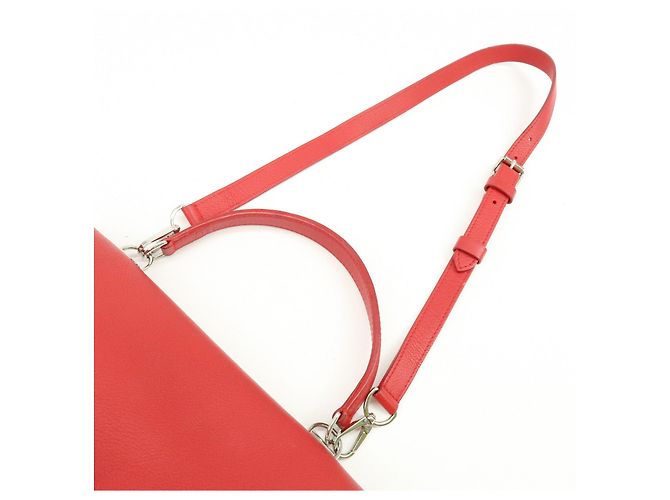 Louis Vuitton Lockme II Borsa a mano e a tracolla 2Way in pelle Rossa M50363 - vista 6