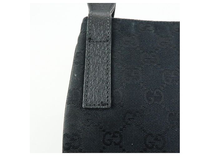 Borsa a tracolla GUCCI GG Canvas Leather Nera 122793 - vista 14