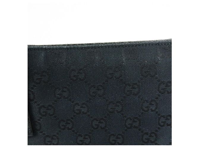Borsa a tracolla GUCCI GG Canvas Leather Nera 122793 - vista 18