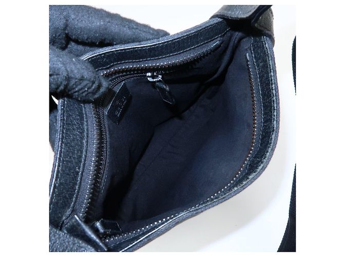 Borsa a tracolla GUCCI GG Canvas Leather Nera 122793 - vista 21
