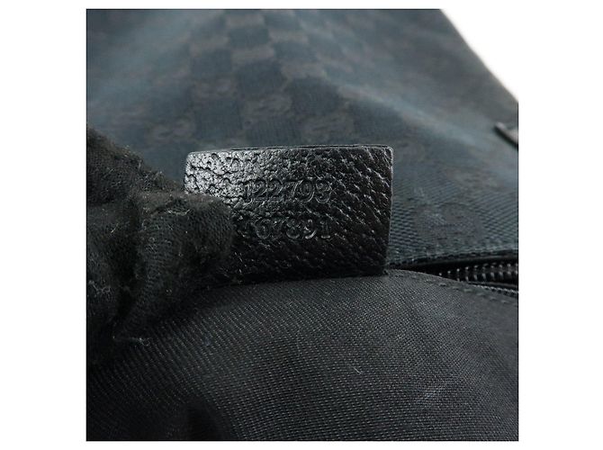 Borsa a tracolla GUCCI GG Canvas Leather Nera 122793 - vista 24