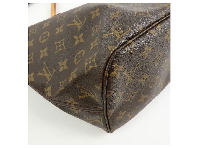 Borsa Louis Vuitton Monogram Neverfull MM Borsa a Tracolla Marrone M40995 - vista 10