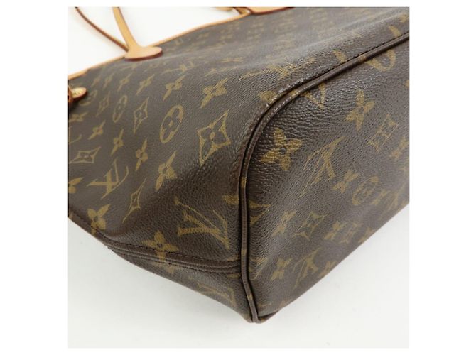 Borsa Louis Vuitton Monogram Neverfull MM Borsa a Tracolla Marrone M40995 - vista 12