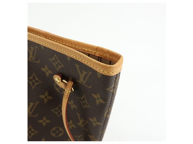 Borsa Louis Vuitton Monogram Neverfull MM Borsa a Tracolla Marrone M40995 - vista 14