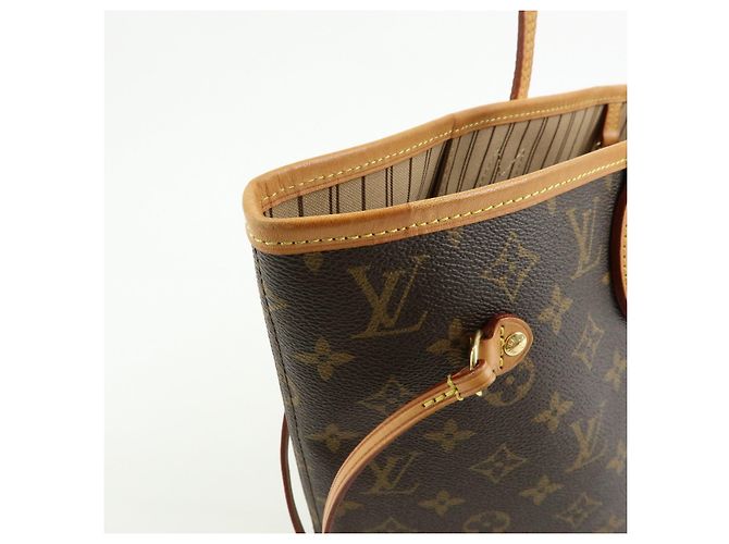 Borsa Louis Vuitton Monogram Neverfull MM Borsa a Tracolla Marrone M40995 - vista 15