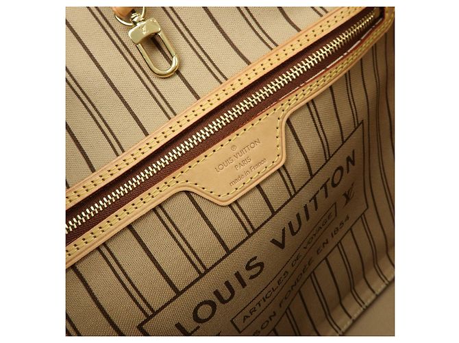 Borsa Louis Vuitton Monogram Neverfull MM Borsa a Tracolla Marrone M40995 - vista 24