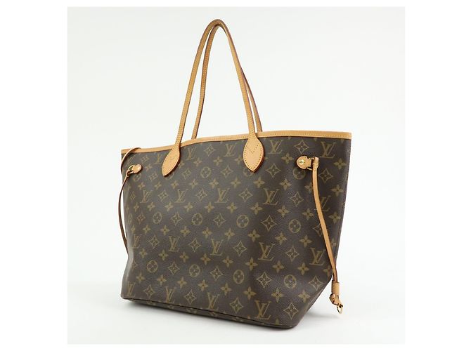 Borsa Louis Vuitton Monogram Neverfull MM Borsa a Tracolla Marrone M40995 - vista 3
