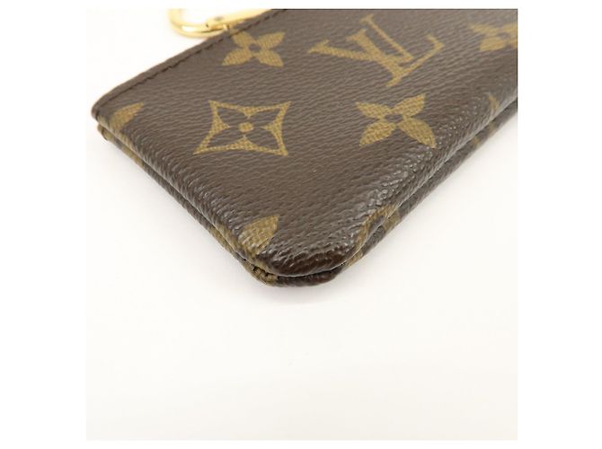 Louis Vuitton Monogram Pochette Cles Coin Case Key Case Brown M62650 - vista 10
