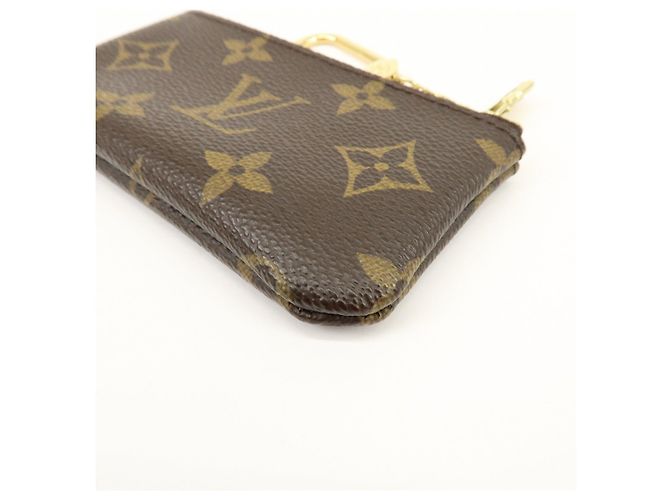 Louis Vuitton Monogram Pochette Cles Coin Case Key Case Brown M62650 - vista 11