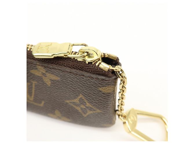 Louis Vuitton Monogram Pochette Cles Coin Case Key Case Brown M62650 - vista 15