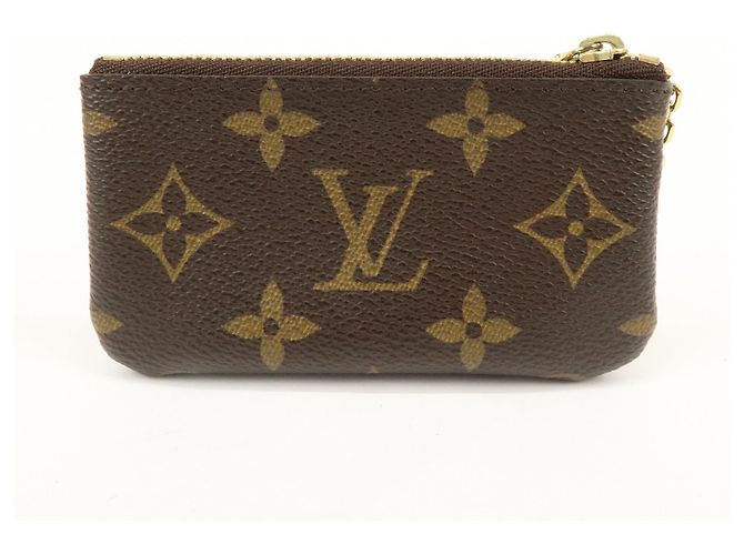 Louis Vuitton Monogram Pochette Cles Coin Case Key Case Brown M62650 - vista 2