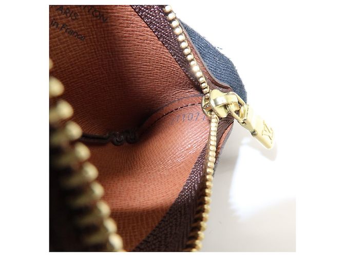 Louis Vuitton Monogram Pochette Cles Coin Case Key Case Brown M62650 - vista 20