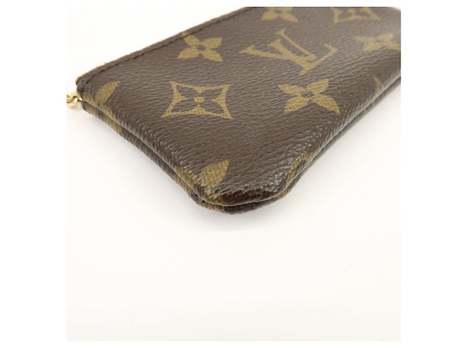Louis Vuitton Monogram Pochette Cles Coin Case Key Case Brown M62650 - vista 8