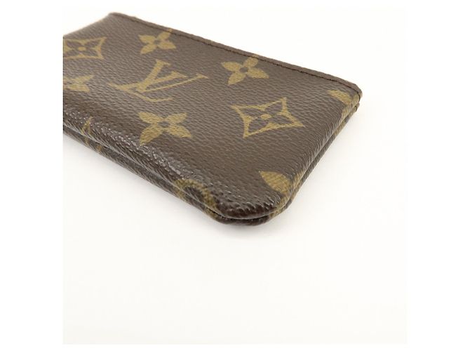 Louis Vuitton Monogram Pochette Cles Coin Case Key Case Brown M62650 - vista 9
