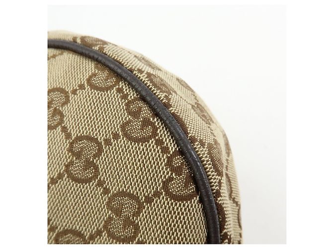 Borsa a Tracolla GUCCI GG Canvas Leather Beige Brown 122790 - vista 18