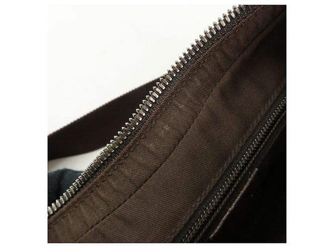 Borsa a Tracolla GUCCI GG Canvas Leather Beige Brown 122790 - vista 21