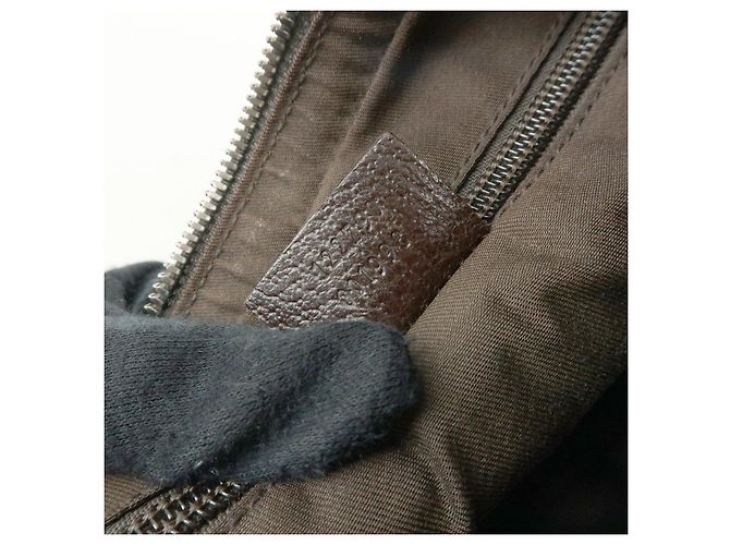 Borsa a Tracolla GUCCI GG Canvas Leather Beige Brown 122790 - vista 23