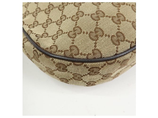 Borsa a Tracolla GUCCI GG Canvas Leather Beige Brown 122790 - vista 8