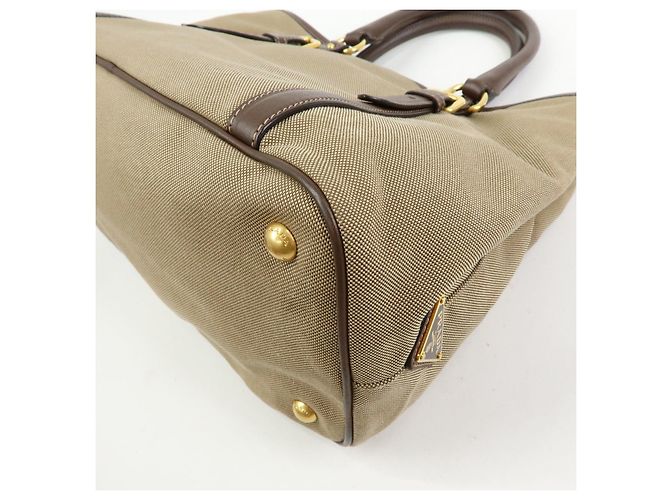 Borsa 2Way in pelle e tela jacquard con logo triangolare PRADA Hand Bag BN2832 - vista 12