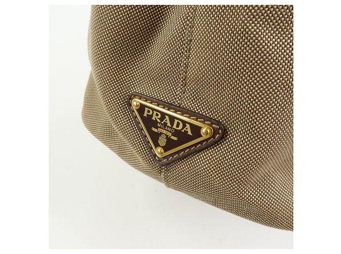 Borsa 2Way in pelle e tela jacquard con logo triangolare PRADA Hand Bag BN2832 - vista 15