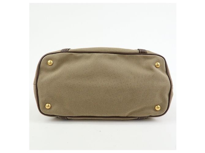Borsa 2Way in pelle e tela jacquard con logo triangolare PRADA Hand Bag BN2832 - vista 5