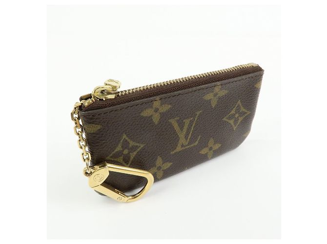 Louis Vuitton Monogram Pochette Cles Coin Case Key Case M62650 - vista 4